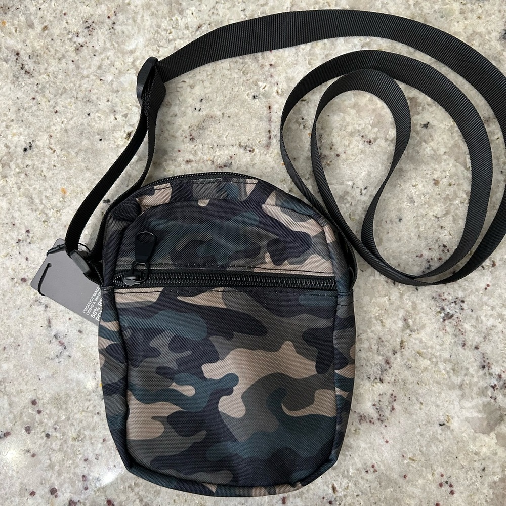camo crossbody bag